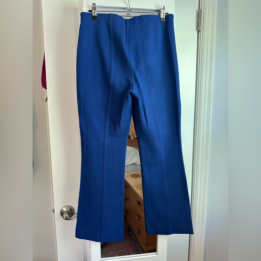 Anthropologie Royal Blue Boot-Cut Pants - Picture 5 of 9